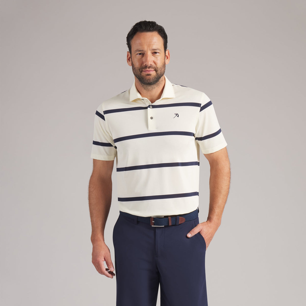 Puma Golf Popular - AP Pique Stripe Golf Polo