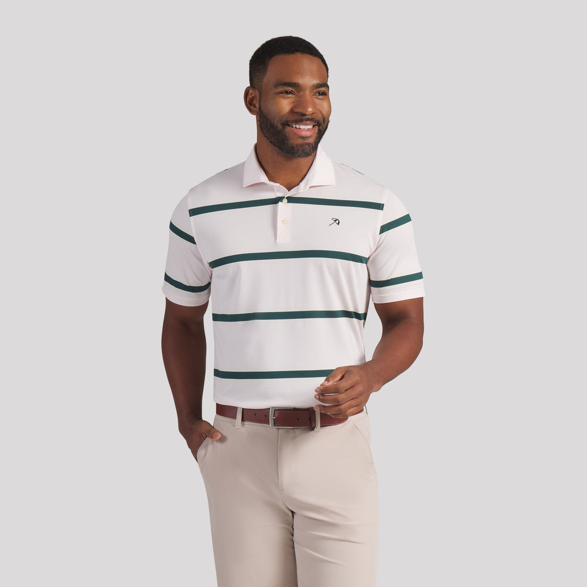 Puma Golf Popular - AP Pique Stripe Golf Polo