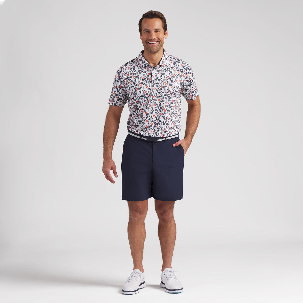 Puma Golf Everyday - Volition Poppy Golf Polo