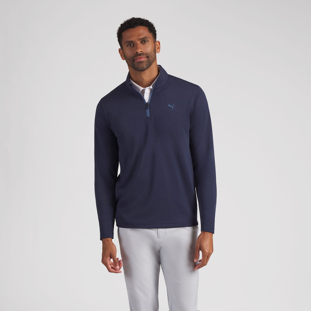 Puma Golf Discount - Lightweight Grid LC Golf 1/4 Zip