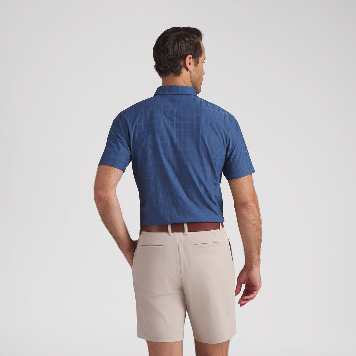 Puma Golf New - MATTR Plaid BN Golf Polo