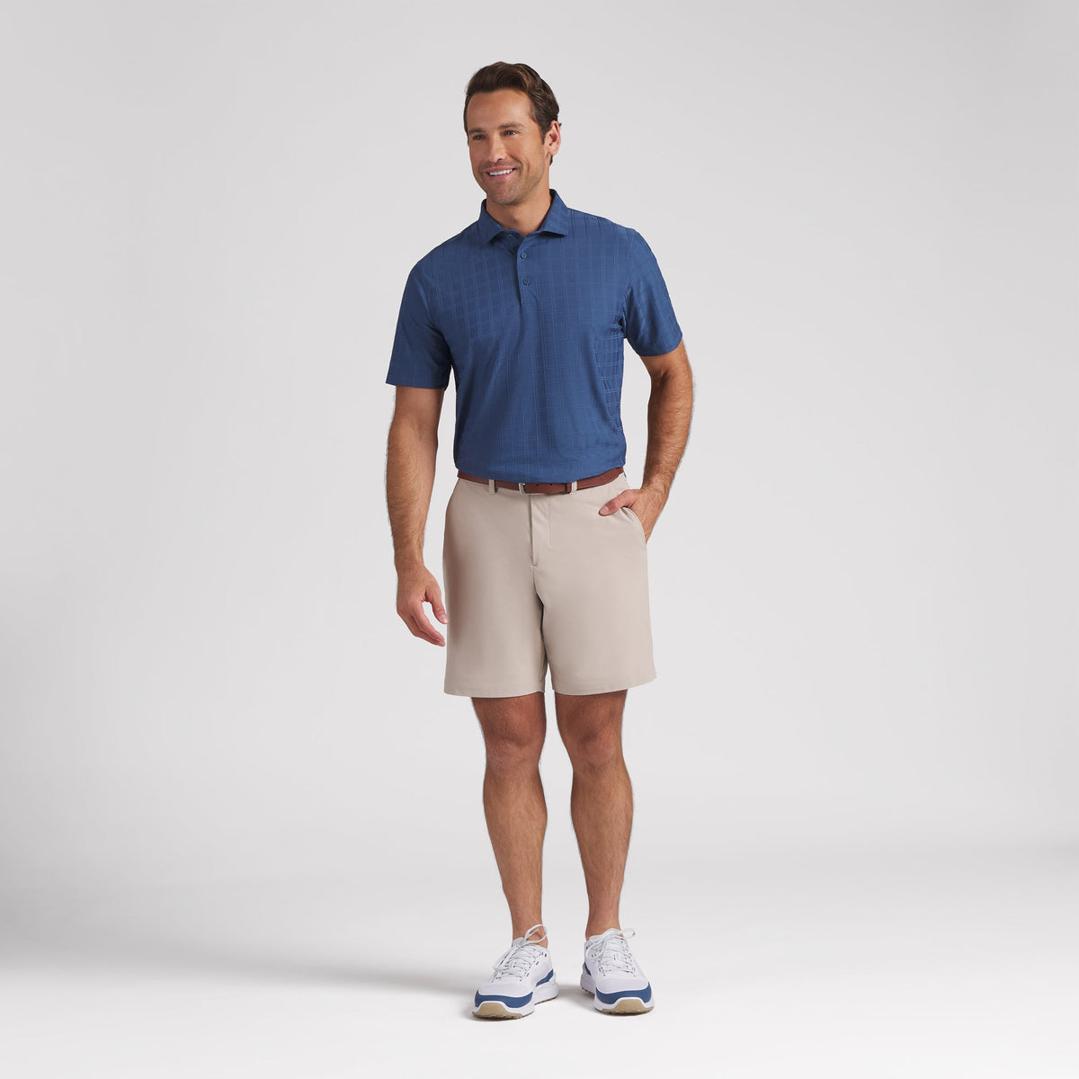 Puma Golf New - MATTR Plaid BN Golf Polo