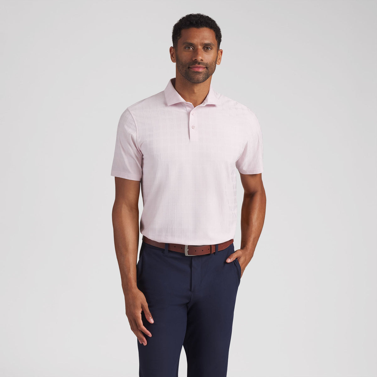 Puma Golf New - MATTR Plaid BN Golf Polo