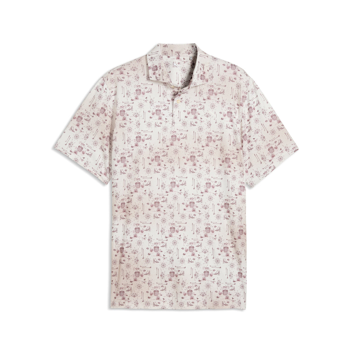 Puma Golf Exclusive - CLOUDSPUN Coastal Claret Golf Polo