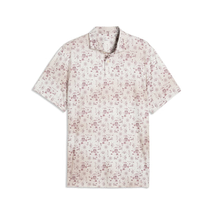 Puma Golf Exclusive - CLOUDSPUN Coastal Claret Golf Polo