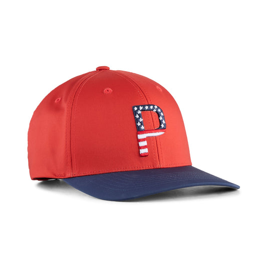 Puma Golf Classic - Pars & Stripes 6-Panel Golf Cap