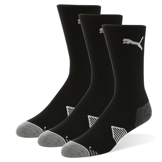 Puma Golf Deals - Puma Essential Crew Cut 3 Pair Pack Golf Socks
