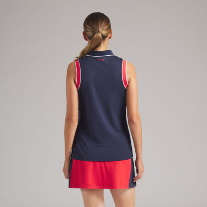 Puma Golf Smart Buy - Women's Volition Solid Sleeveless Golf Polo
