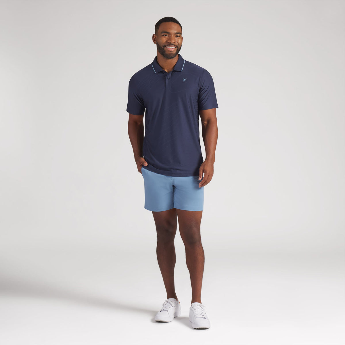 Puma Golf Popular - Reigning Champ Jacquard Golf Polo