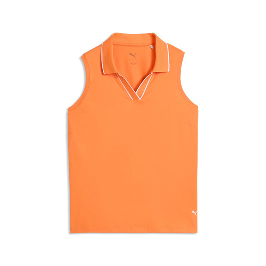 Puma Golf Hot Sale - Women's CLOUDSPUN Essential Sleeveless Golf Polo