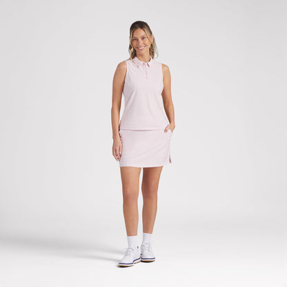 Puma Golf Best Seller - Women's Plaid Knit Sleeveless Golf Polo