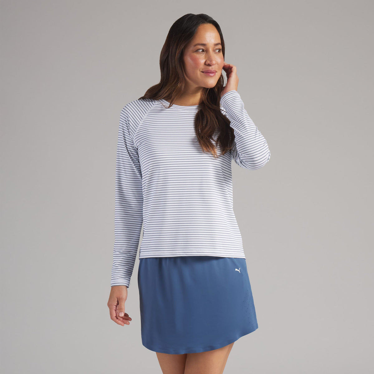 Puma Golf Value - Women's UV Stripe Golf Crewneck