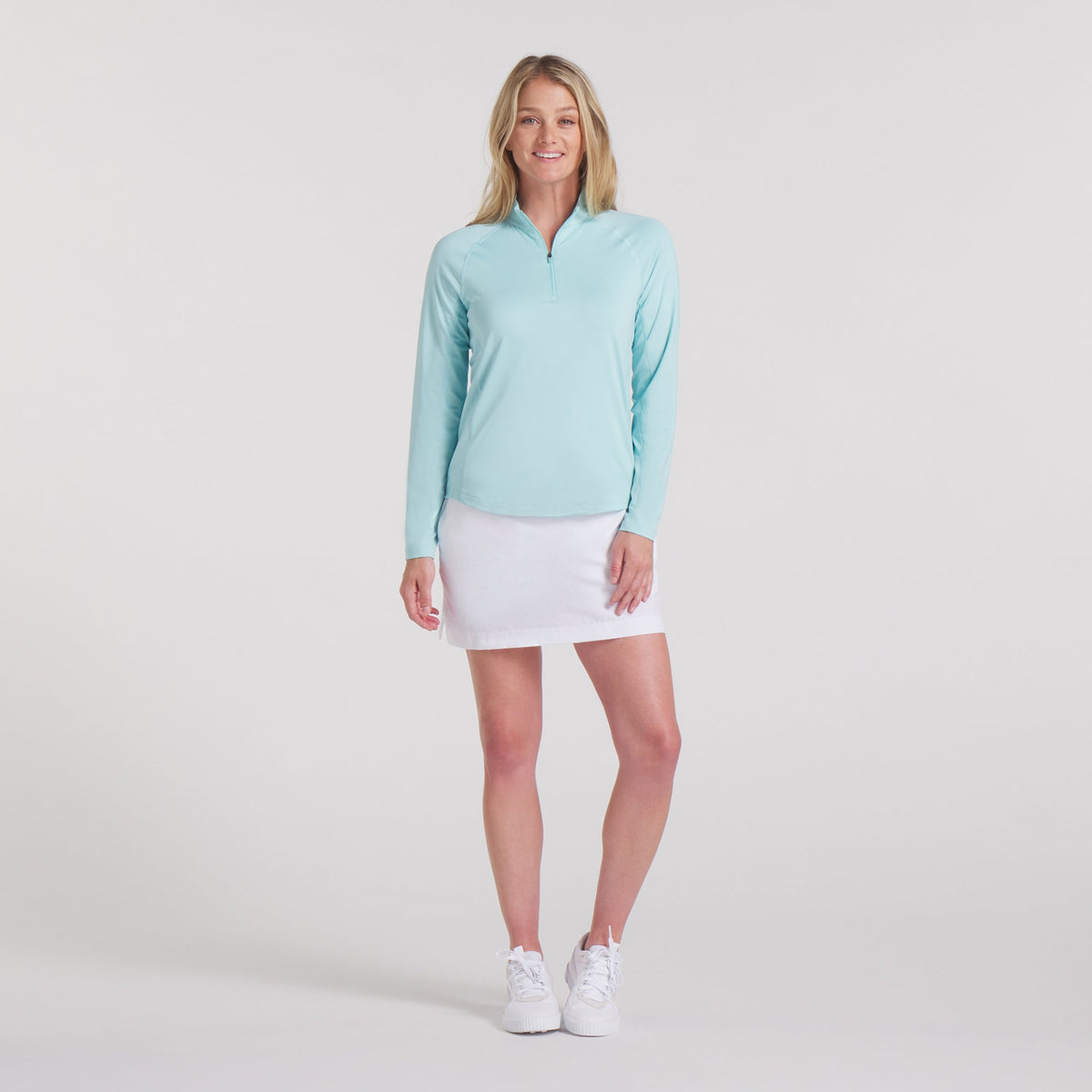 Puma Golf Signature - Women's YouV Brrr Solid Golf 1/4 Zip