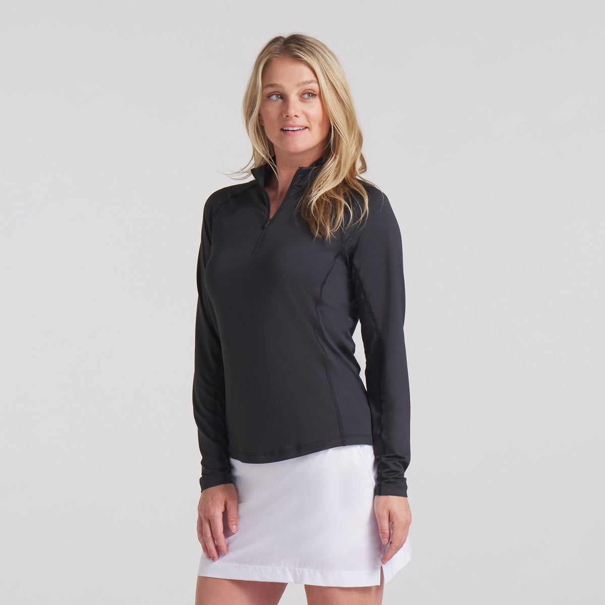 Puma Golf Signature - Women's YouV Brrr Solid Golf 1/4 Zip