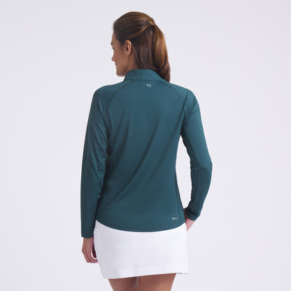 Puma Golf Signature - Women's YouV Brrr Solid Golf 1/4 Zip