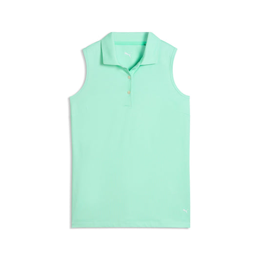 Puma Golf Trending - Women's Birdseye Sleeveless Golf Polo
