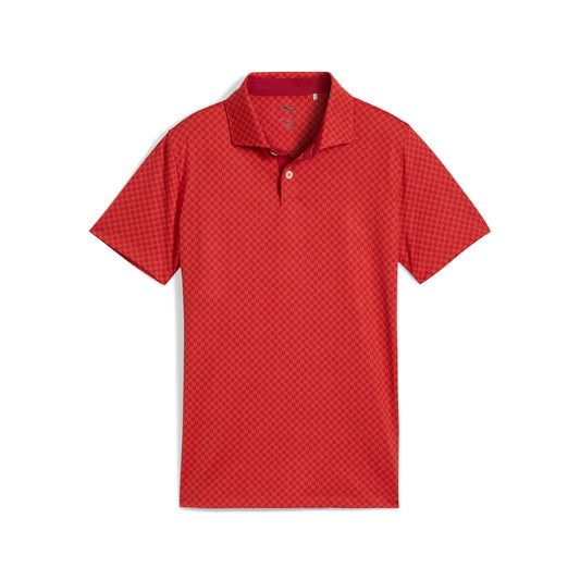 Puma Golf Sale - Boy's MATTR Micro Florals Golf Polo