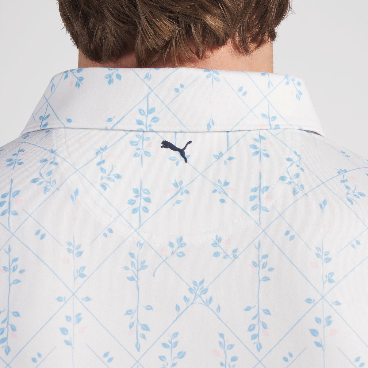 Puma Golf Great Value - CLOUDSPUN Argyle Bloom BN Golf Polo