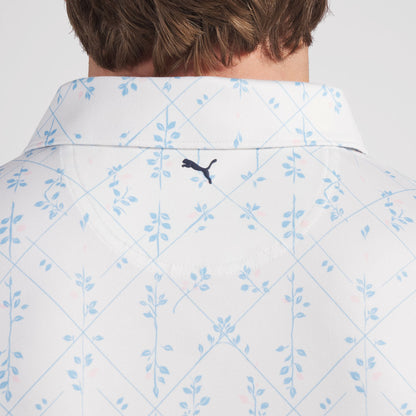 Puma Golf Great Value - CLOUDSPUN Argyle Bloom BN Golf Polo