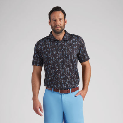 Puma Golf Great Value - CLOUDSPUN Argyle Bloom BN Golf Polo