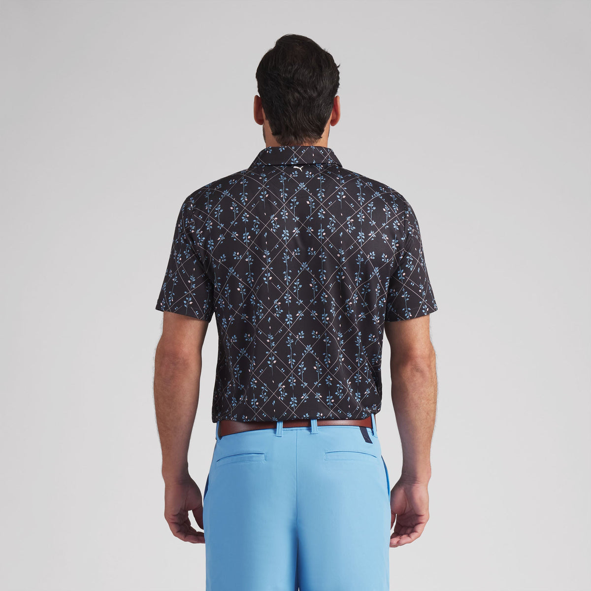 Puma Golf Great Value - CLOUDSPUN Argyle Bloom BN Golf Polo