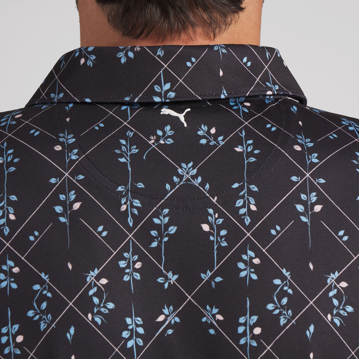 Puma Golf Great Value - CLOUDSPUN Argyle Bloom BN Golf Polo