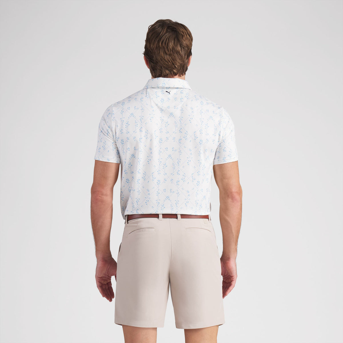 Puma Golf Great Value - CLOUDSPUN Argyle Bloom BN Golf Polo