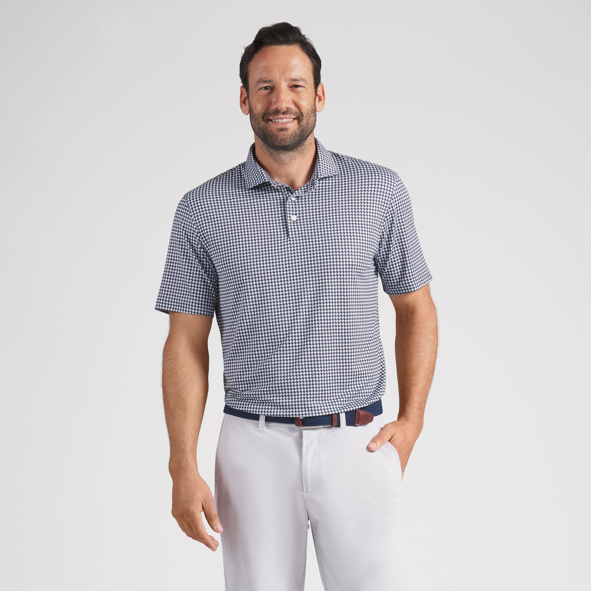 Puma Golf Best Price - CLOUDSPUN Mono Check BN Golf Polo