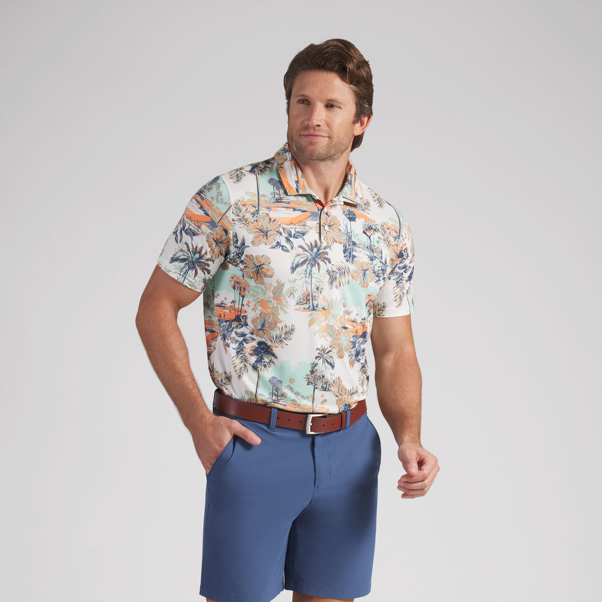 Puma Golf Exclusive - CLOUDSPUN Palm LC Golf Polo