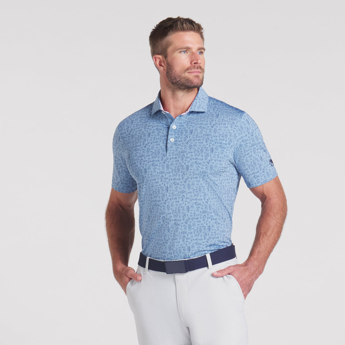 Puma Golf New - AP Sketch Golf Polo