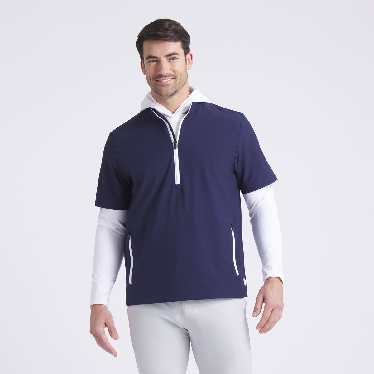 Puma Golf Customer Favorite - Ripguard Short Sleeve Pullover Golf Jacket