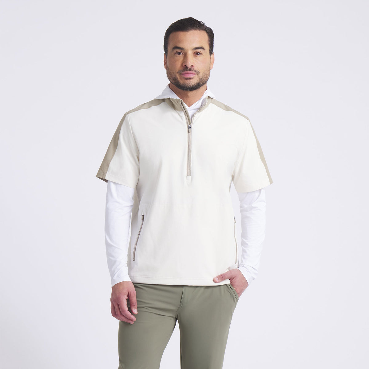 Puma Golf Customer Favorite - Ripguard Short Sleeve Pullover Golf Jacket