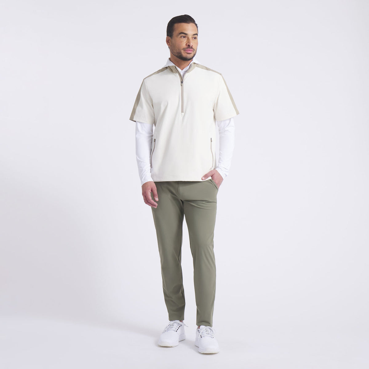 Puma Golf Customer Favorite - Ripguard Short Sleeve Pullover Golf Jacket