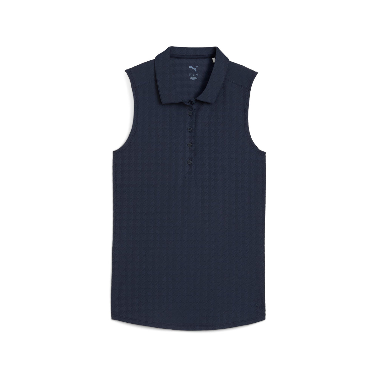 Puma Golf Essential - Women's Houndstooth Sleeveless Golf Polo