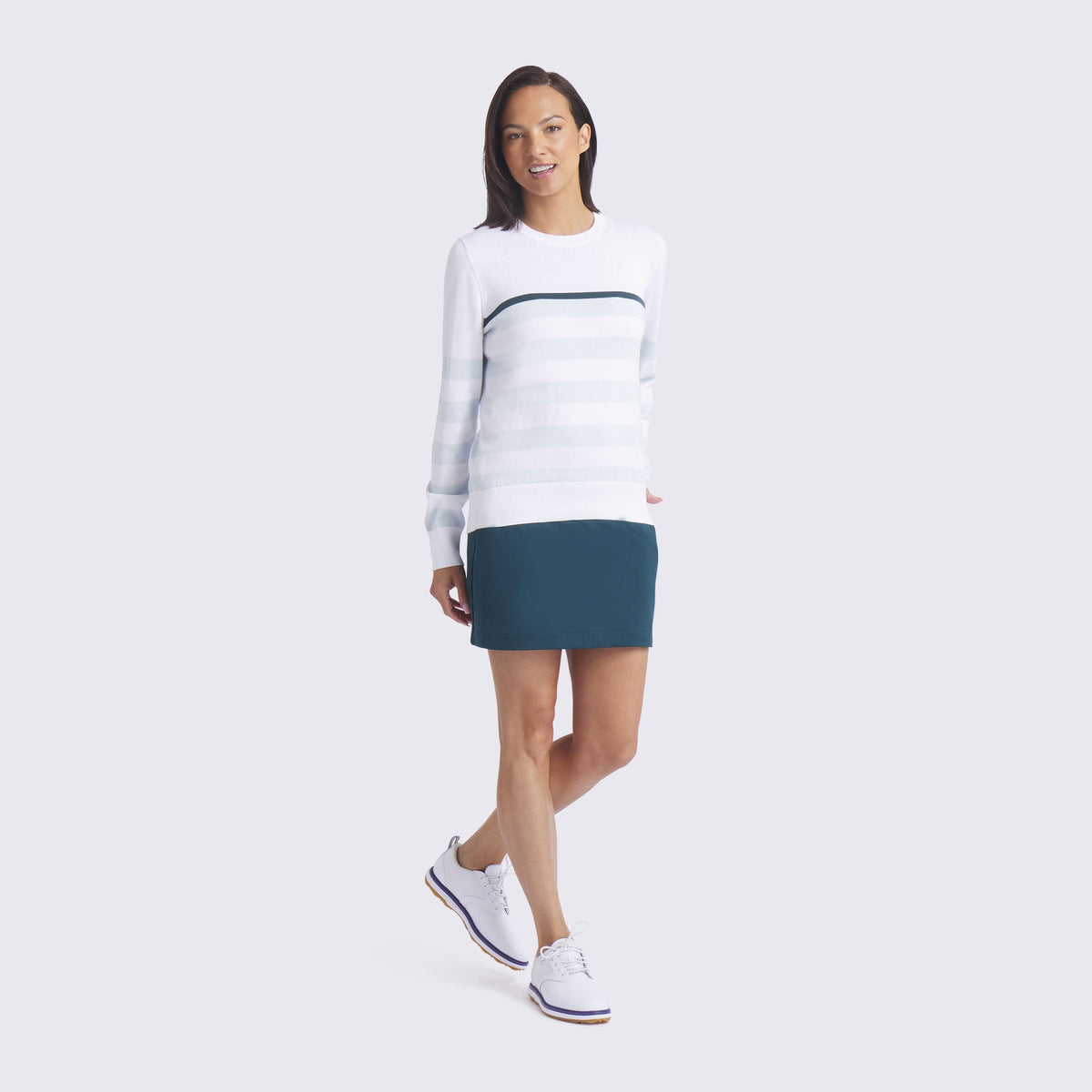 Puma Golf Exclusive - Women's Resort Stripe Golf Sweater