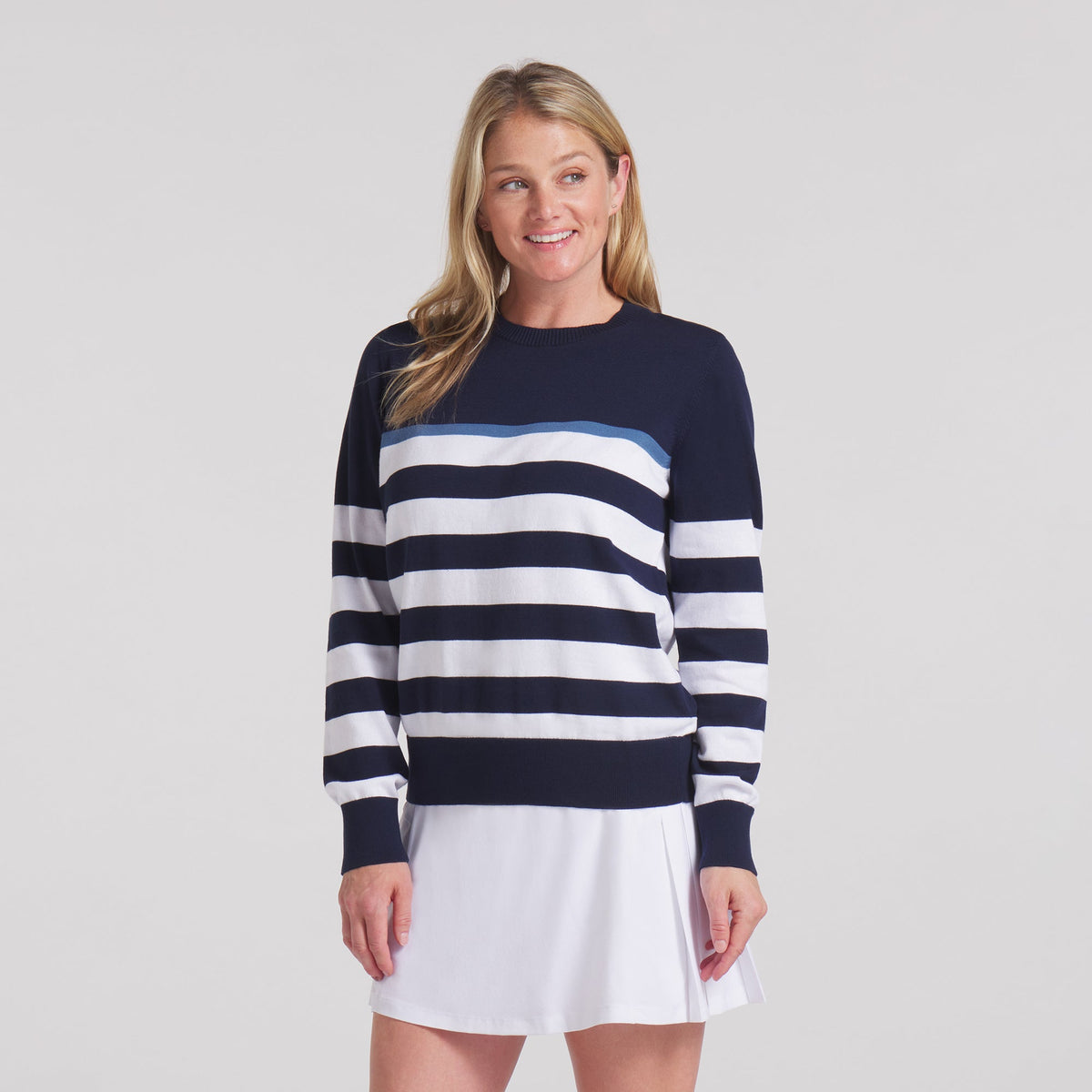 Puma Golf Exclusive - Women's Resort Stripe Golf Sweater