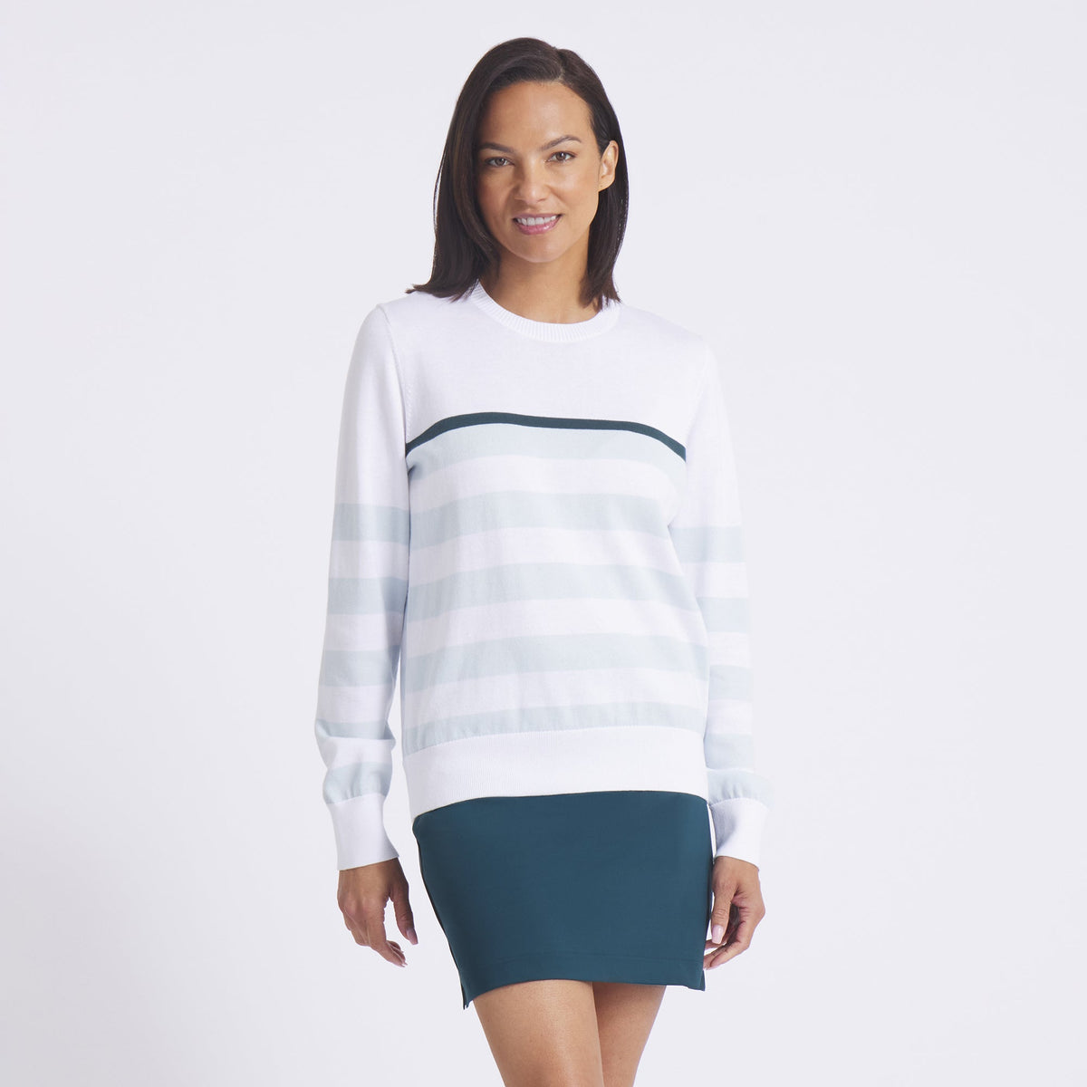 Puma Golf Exclusive - Women's Resort Stripe Golf Sweater