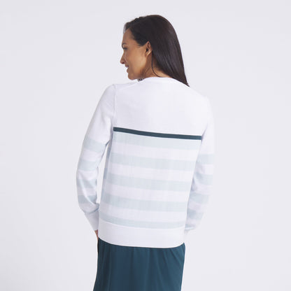 Puma Golf Exclusive - Women's Resort Stripe Golf Sweater