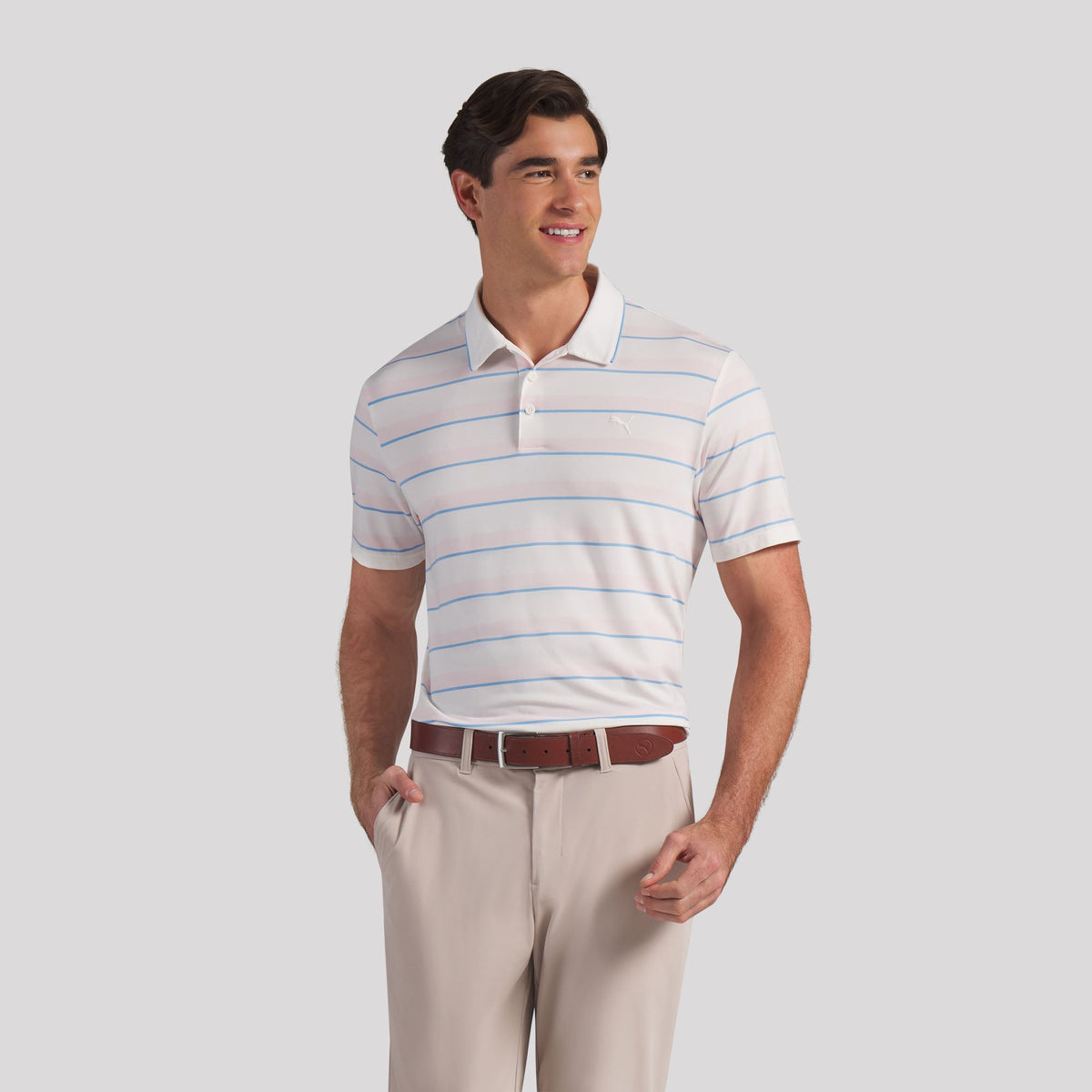 Puma Golf Trusted - CLOUDSPUN Stripe Golf Polo