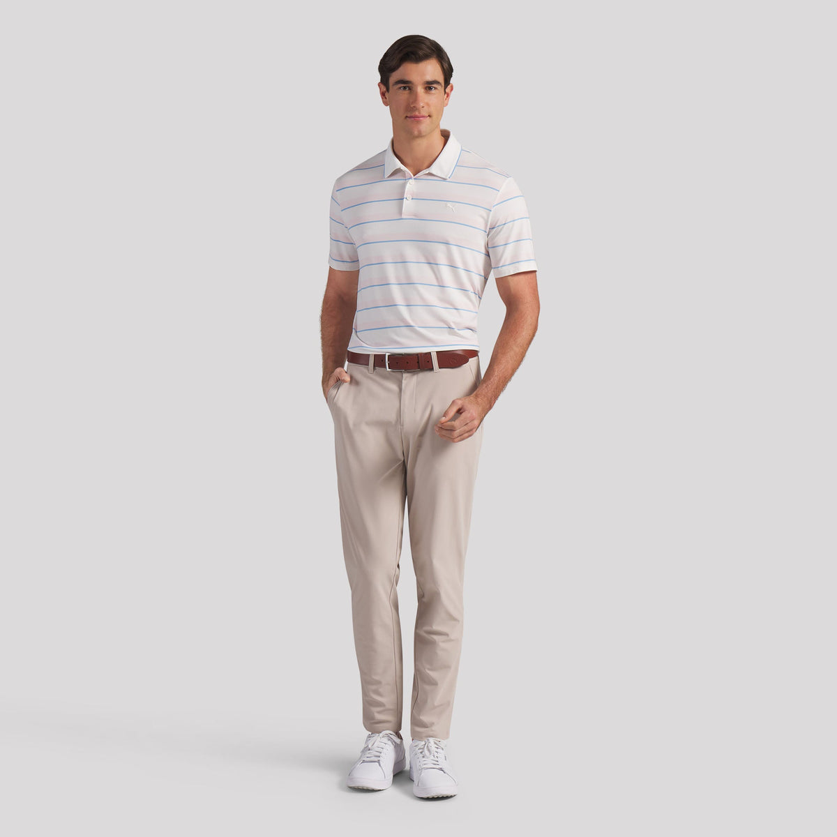 Puma Golf Trusted - CLOUDSPUN Stripe Golf Polo