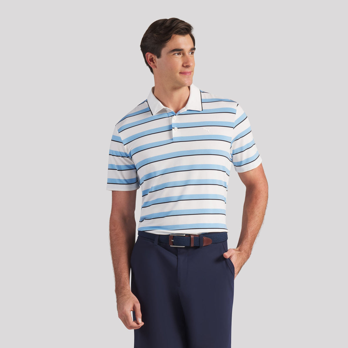 Puma Golf Trusted - CLOUDSPUN Stripe Golf Polo