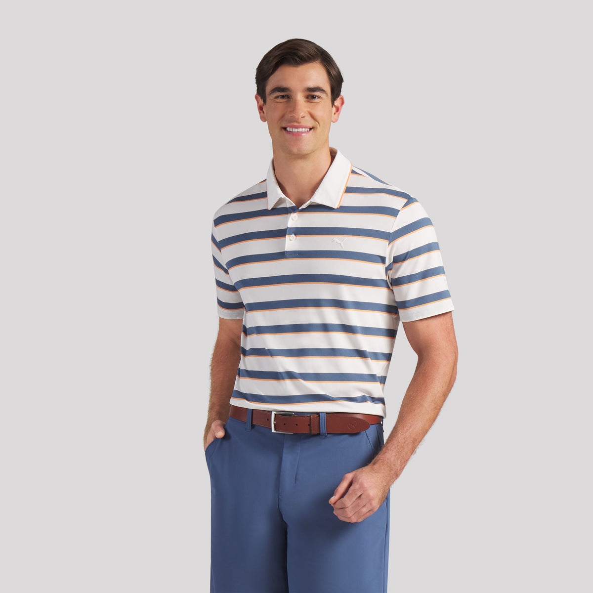 Puma Golf Trusted - CLOUDSPUN Stripe Golf Polo