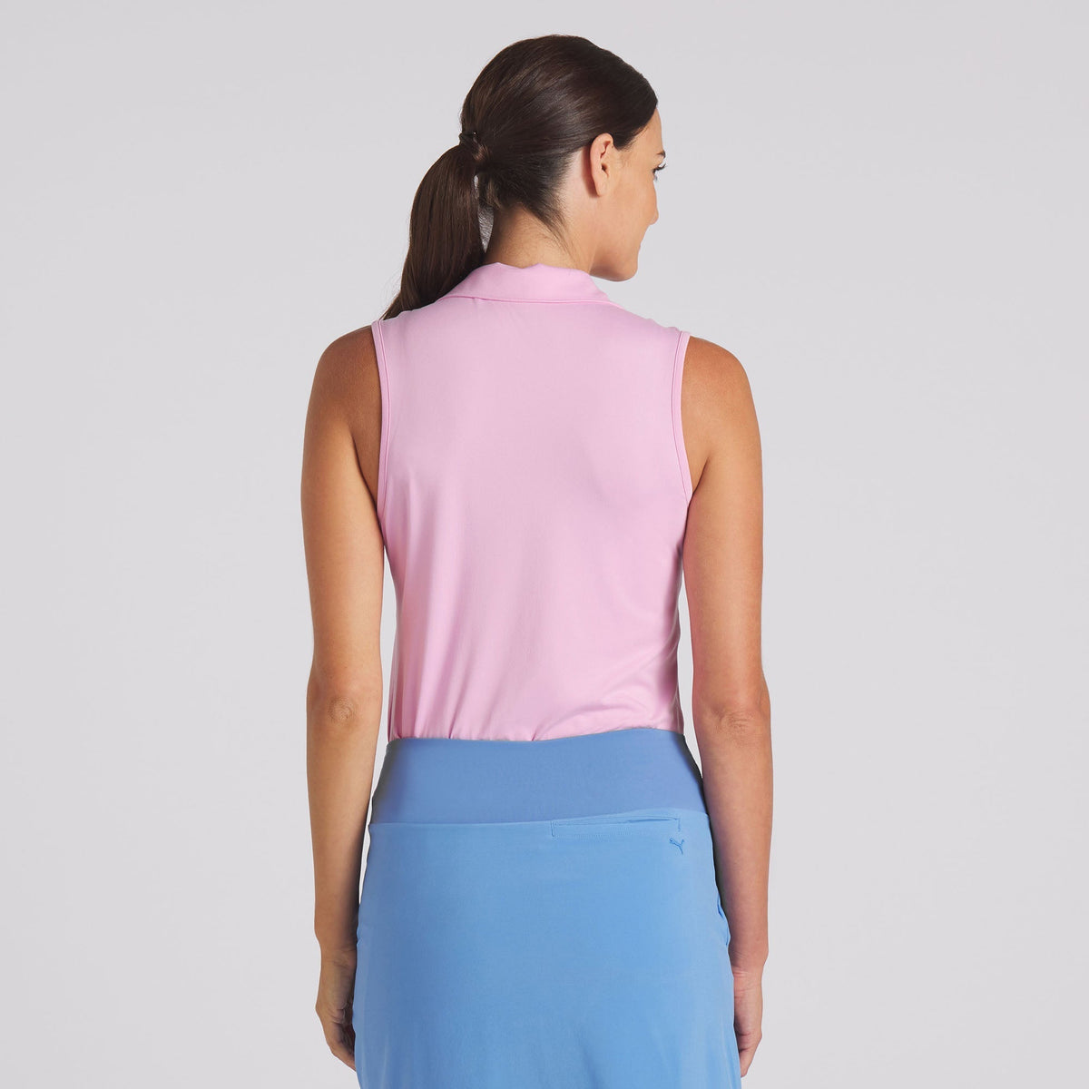 Puma Golf Popular - Women's CLOUDSPUN Piped Sleeveless Golf Polo