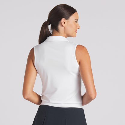Puma Golf Popular - Women's CLOUDSPUN Piped Sleeveless Golf Polo