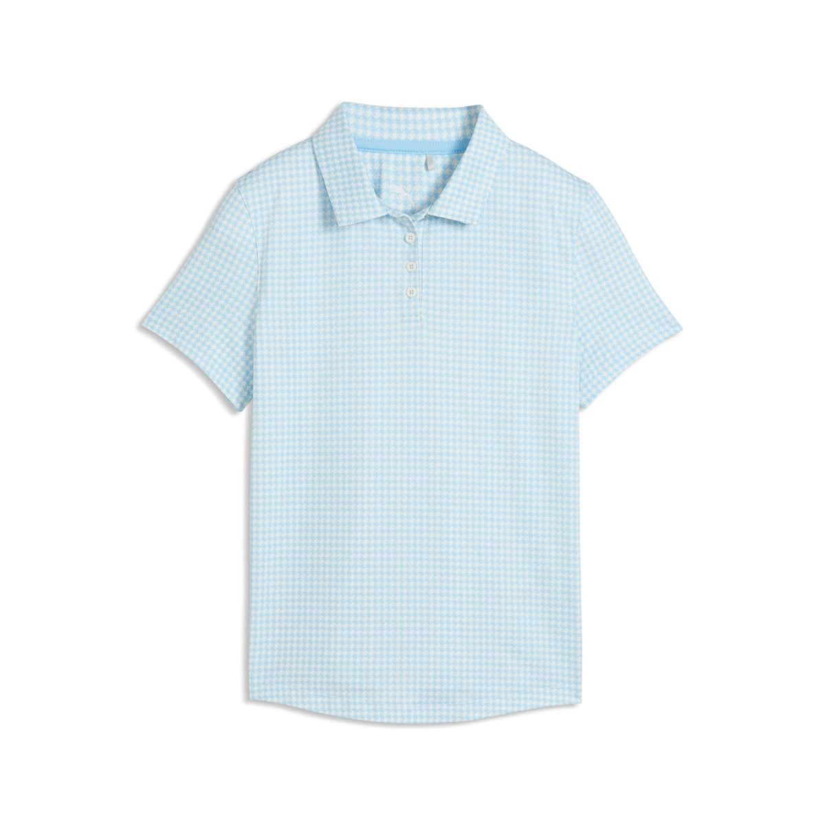 Puma Golf Hot Sale - Girl's CLOUDSPUN Mono Check Golf Polo