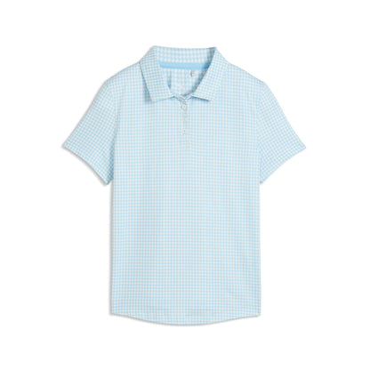Puma Golf Hot Sale - Girl's CLOUDSPUN Mono Check Golf Polo